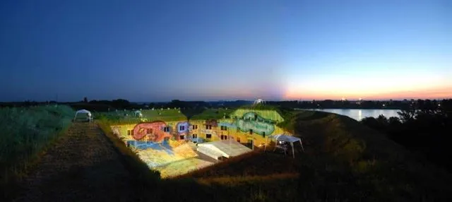 Fort Bathed in Light (Fénybe borult erőd), Komárom, June 2006: photograph 16 of 19 in the archive's gallery
