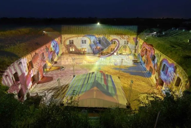 Fort Bathed in Light (Fénybe borult erőd), Komárom, June 2006: photograph 6 of 19 in the archive's gallery