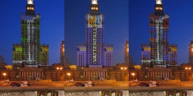 The Palace of Light and Art: An Urban Intervention, Warsaw, 2006, seven days: photograph 5 of 25 in the archive's gallery